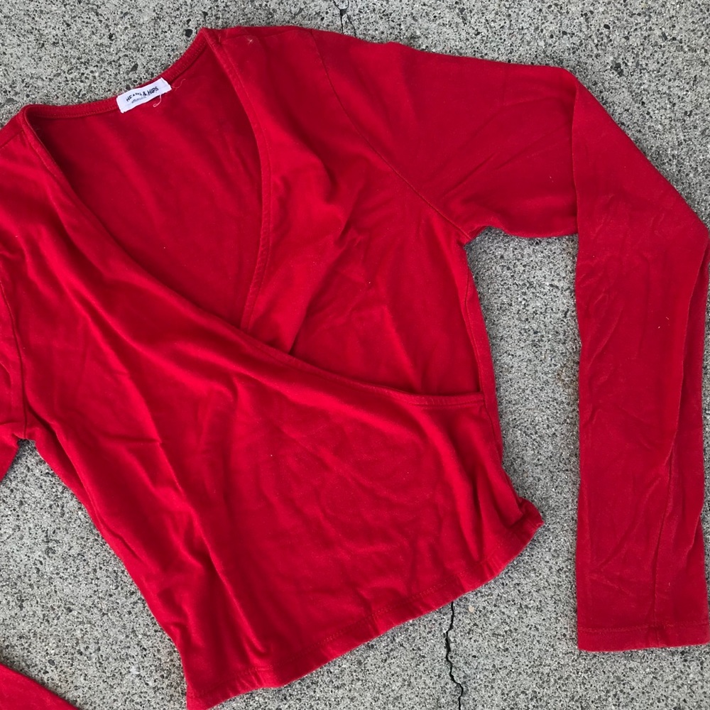 Red long sleeve